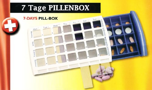7 Tage PILLENBOX 17x10cm Pillendose