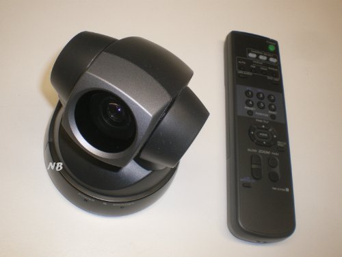 Sony EVI-D100 Color PTZ Camera with Visca Control Cable, Power supply, and Remote Control-Like new