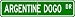 Argentine Dogo STREET SIGN ~ High Quality Aluminum ~ Dog Lover