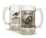 Wild Turkey Glass Beer Mug