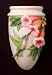 Hummingbird & Trumpet Wall Vase, Ibis and Orchid Design