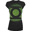 DC Comics Green Lantern Glitter Logo Juniors' T-shirt