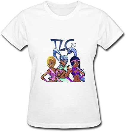 DONFAN Women's Tlc 20 Greatest Hits Lead T-shirt Size XXL White
