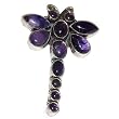 Valentine Present Sterling Silver Black Onyx Pendant with Chain 2 Inches (pndts012pndt)