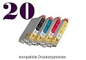 20 Druckerpatronen EPSON STYLUS D78 D92 S20 S21 D120 S20 S21 DX4000 DX4050 DX4400 DX4450 DX5000 DX5050 DX6000 DX6050 DX7000 DX7400 DX7450 DX8400 DX8450 DX9400 sx100 sx105 sx110 sx115 sx200 sx205 sx210 sx215 sx400 sx405 sx410 sx415 sx510 sx515 sx600 SX610 B40 B1000 BX 300 600 SX 100 105 110 200 205 210 215 400 405 415 510 600 610 510W 510 515 515w 600FW 610FW ( kompatibel )