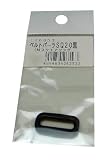 まつうら工業 ベルトパーツ スクエアリング SQ20 黒 ベルト幅20mm用