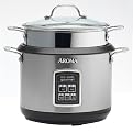 Aroma Gourmet Rice and Pasta Cooker - Stainless Steel