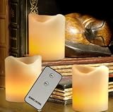 41MyEcKw9uL. SL160  Remote Controlled Flameless Candles Set of 3