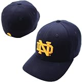 Zephyr Notre Dame Fighting Irish DH Fitted Hat Dark Navy