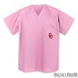 University of Oklahoma Pink Scrubs Tops SHIRT OU Logo For HER -Officially Licensed NCAA College Logo Apparel Unique GIFT Ideas For Mom Nurses Ladies Students Graduation