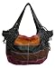 Oversized Broad Striped Dutch Handbag /Hobo