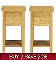 Hastings Natural Compact Bedside Chests