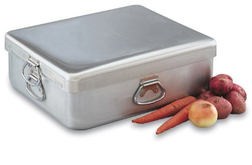 Extra Heavy Gauge Aluminum Roaster, PAN ONLY. Handles On All Four Sides 21″ x 17″ X 7″ High Optional Cover, See Item #68392