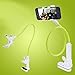 Gooseneck Cell Phone Clip Holder -360 Degree Full-Angle Flexible Long Arms Cell Phone Clip Holder Cell Phone Stand,Universal Lazy Bracket for iPhone Samsung Note Galaxy in Bedroom, Office, Bathroom, Kitchen,Desktop,Green
