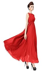 Tank Summer Flared-Skirt Lace Chiffon Prom Dress/Tunic/Maxi Dress 