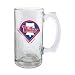 Philadelphia Phillies Beer Mug: 13 oz Glass Tankard