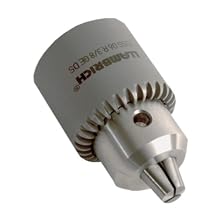 Llambrich CSS Stainless Steel Drill Chuck with Key, 3/8" x 24 UNF Mount, 30 mm Chuck Diameter, 0.8 mm-6.5 mm Capacity