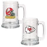 Kansas City Chiefs Set of 2 Beer Mugs