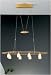 Holtkotter 5508/8 BB SW Brushed Brass Contemporary / Modern Eight Light Down Lighting...