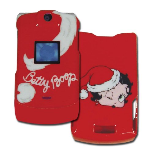 Betty Boop Snap On Case Betty Winking in Santa Hat for Motorola V3