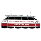 Personalized Corvette C5 Stained Glass 40 inch Light Fixture