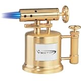 Vector Tri Pump Table Top Cigar Torch Lighter Gold TRIPUMP
