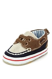 Lace Up Boat Pram Shoes