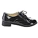 Marilyn Moda HPB001 Women Wingtip Perforated Dress Oxfords(Half Size Small)