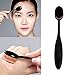 Kingfansion Pro Cosmetic Makeup Face Powder Blusher Toothbrush Curve Foundation Brush
