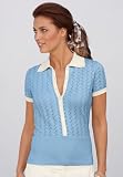 Pointelle Tipped Polo