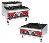 APW - Wyott GHPS-4H 24 Stepped Countertop Gas Hot Plate