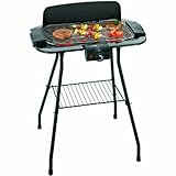 Clatronic BQS 2850 Barbecue-Standgrill mit Windschutz schwarz