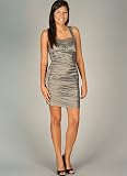 Shirred Cross Back Formal Dress for Bridesmaid Formal Prom