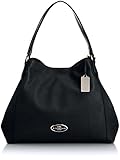 UPC 888067505436 product image for COACH Women's Refined Pebbled Leather Edie Shoulder Bag Light/Black Shoulder Bag | upcitemdb.com