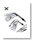 キャロウェイ X FORGED アイアン N.S.PRO 950GHスチールシャフト 8本セット (#3~9、P/S)