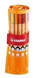 Produkt-Bild: Stabilo 8825-034 - Tintenfeinschreiber point 88 25-er Rollerset Eurasia Collection, orange