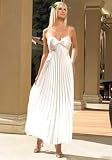 Satin Pleated Long Gown by Leg avenue