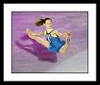 Sasha Cohen Olympics Framed 8x10 Photograph Split Jump