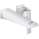 Grohe 19 784 000 2-Hole Wall Mount Vessel Trim, Starlight Chrome [並行輸入品]