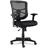 Alera Elusion Series Mesh Mid-Back Swivel/Tilt Chair, Black