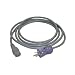 Interpower 86610301 North American Hospital Grade Cord Set, NEMA 5-15 Plug Type, IEC 60320 C13 Connector Type, Gray, 10A Amperage, 125VAC Voltage, 3m Length