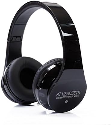 Flylion® Portable Adjustable Over Ear 3D Stereo Sports Earphone Noise Cancelling Surround Sound Enhanced Bass Vibration (B Style-Black)