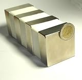 1 Neodym-Supermagnet 50x50x20 mm - Zugkraft ca. 120 kg
