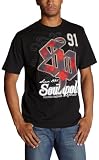 Southpole Young Men's Screen Print Tee,Black,Medium