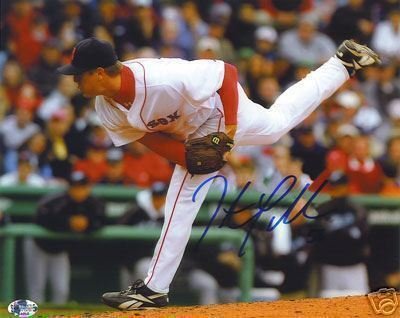 Jonathan Papelbon Boston Red Sox Signed Autograph photo Uacc 10x8 #2