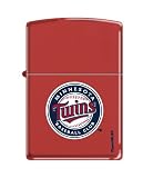 Zippo Lighter MLB Minnesota Twins Red Matte