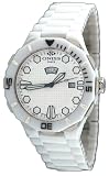Oniss #ON8040-M7 Men's Sol Collection White Ceramic Watch
