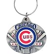 Chicago Cubs Oval Pewter Keychain