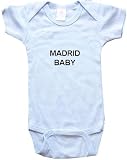 MADRID BABY - City Series - White, Blue or Pink Onesie / Baby T-shirt
