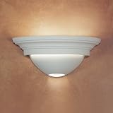 Formentera Wall Sconce (White/Bisque) (11"w x 5 1/2"h 5 1/4"d)